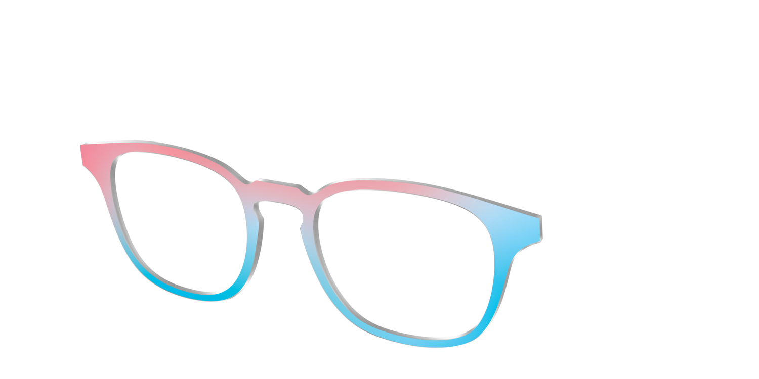 The Daybreak Ombre - Angle Top Image - Pair Eyewear