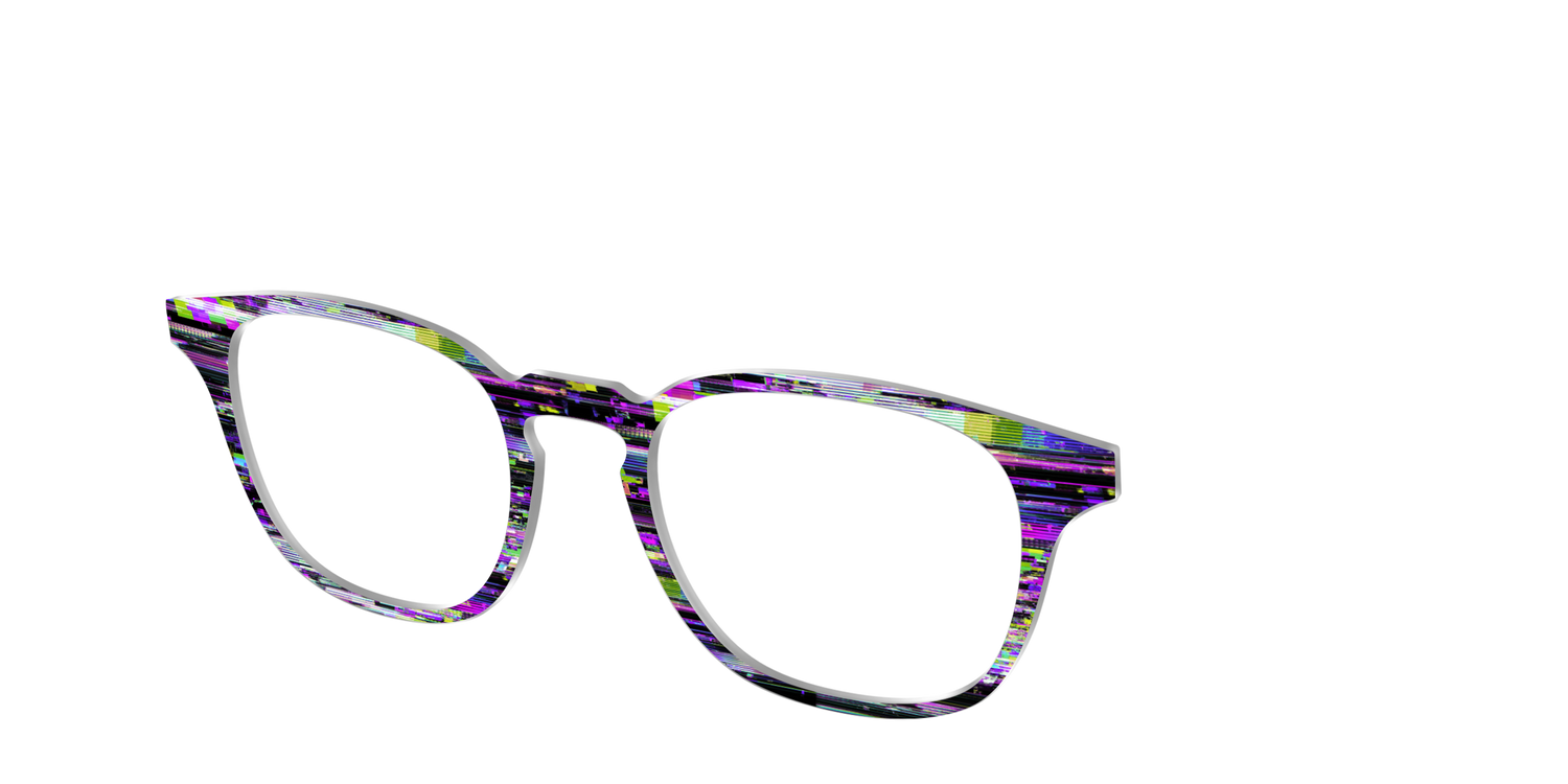 The Horror Film Glitch - Angle Top Image - Pair Eyewear