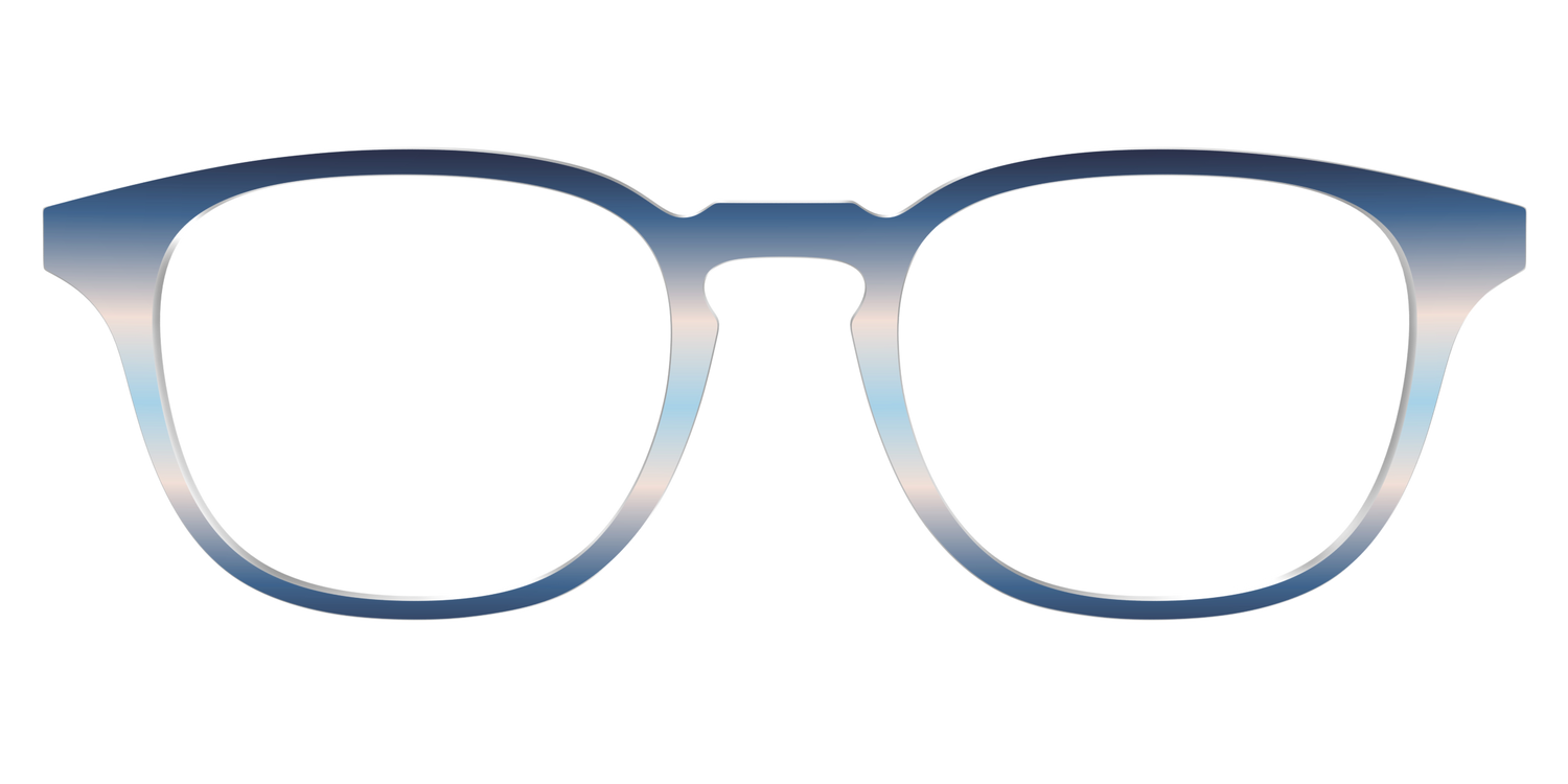 The Hydrangea Haze Gradient - Front Top Image - Pair Eyewear