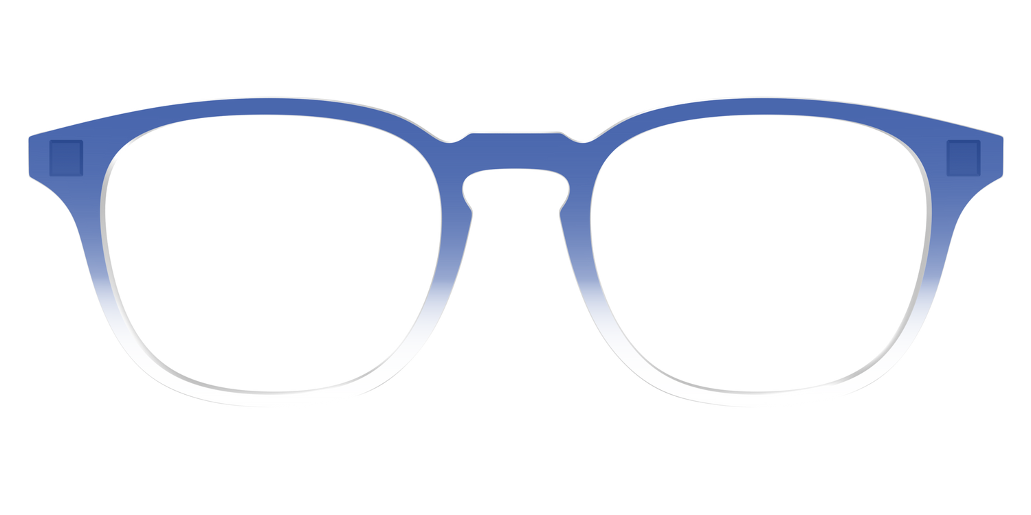 The Indigo Gradient Crystal - Front Top Image - Pair Eyewear