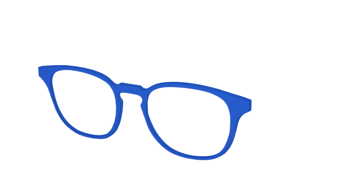 The Indigo - Angle Top Image - Pair Eyewear