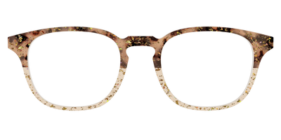 The Khaki Tortoise Crystal Split with Gold Flakes - Front Top Thumbnail - Pair Eyewear
