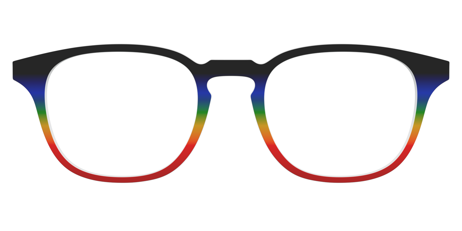 The Love Wins Gradient - Front Top Image - Pair Eyewear