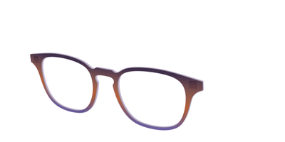 The Matte Midnight to Violet Gradient - Angle Top Thumbnail - Pair Eyewear