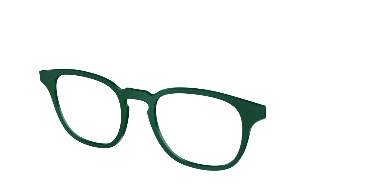 The Matte Spruce - Angle Top Image - Pair Eyewear