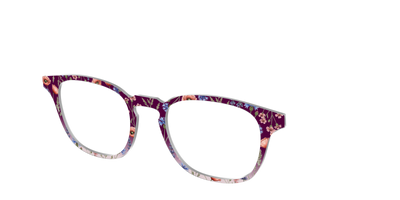 The Mulberry Floral Dip-Dye - Angle Top Thumbnail - Pair Eyewear