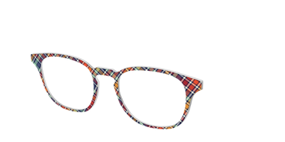 The Nordic Plaid - Angle Top Thumbnail - Pair Eyewear