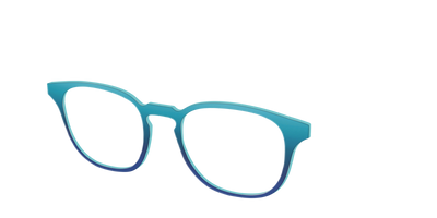 The Ocean Blue - Angle Top Thumbnail - Pair Eyewear