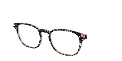 The Pallid Paint Splatter - Angle Top Thumbnail - Pair Eyewear