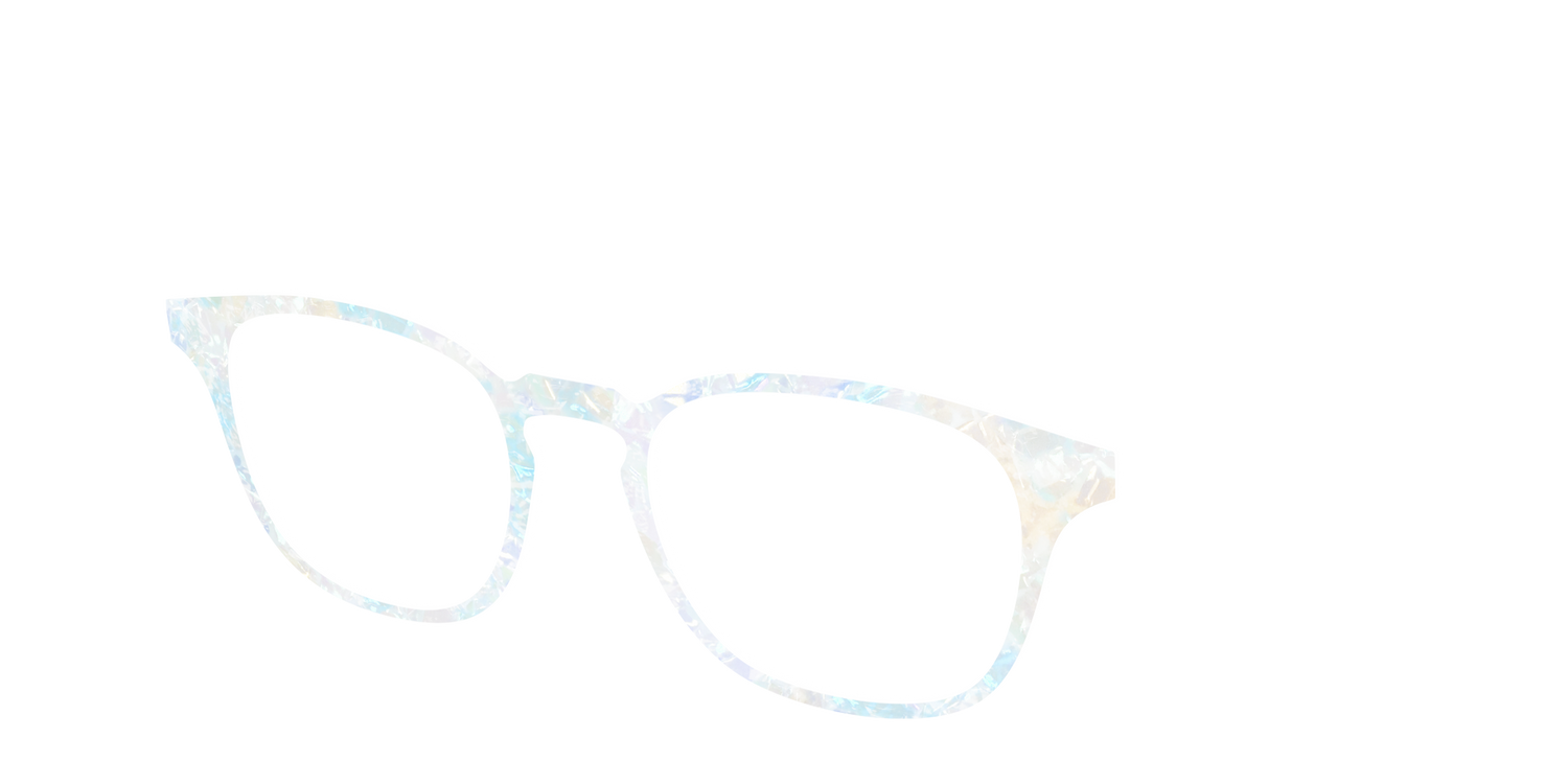 The Pearlescent Opal - Angle Top Image - Pair Eyewear