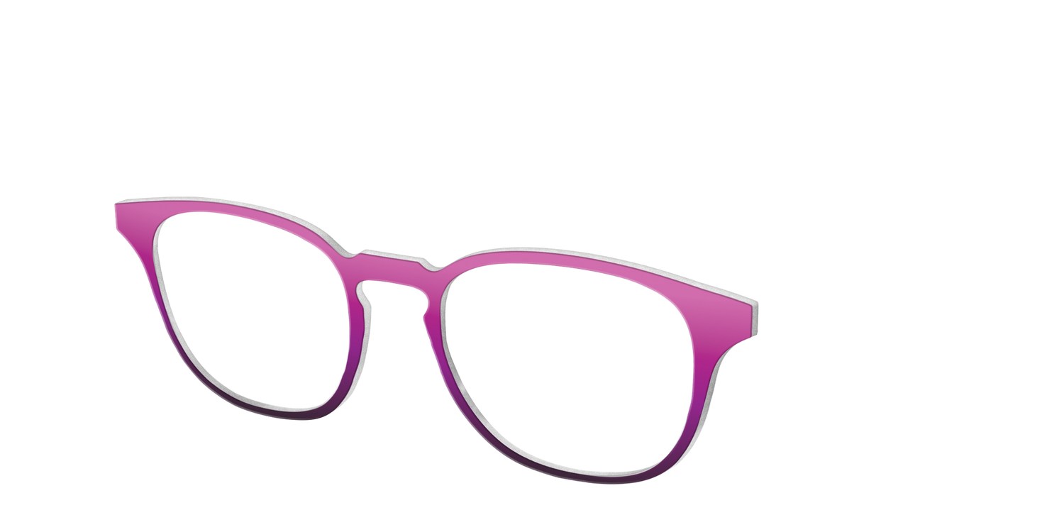 The Pink to Plum Gradient - Angle Top Image - Pair Eyewear