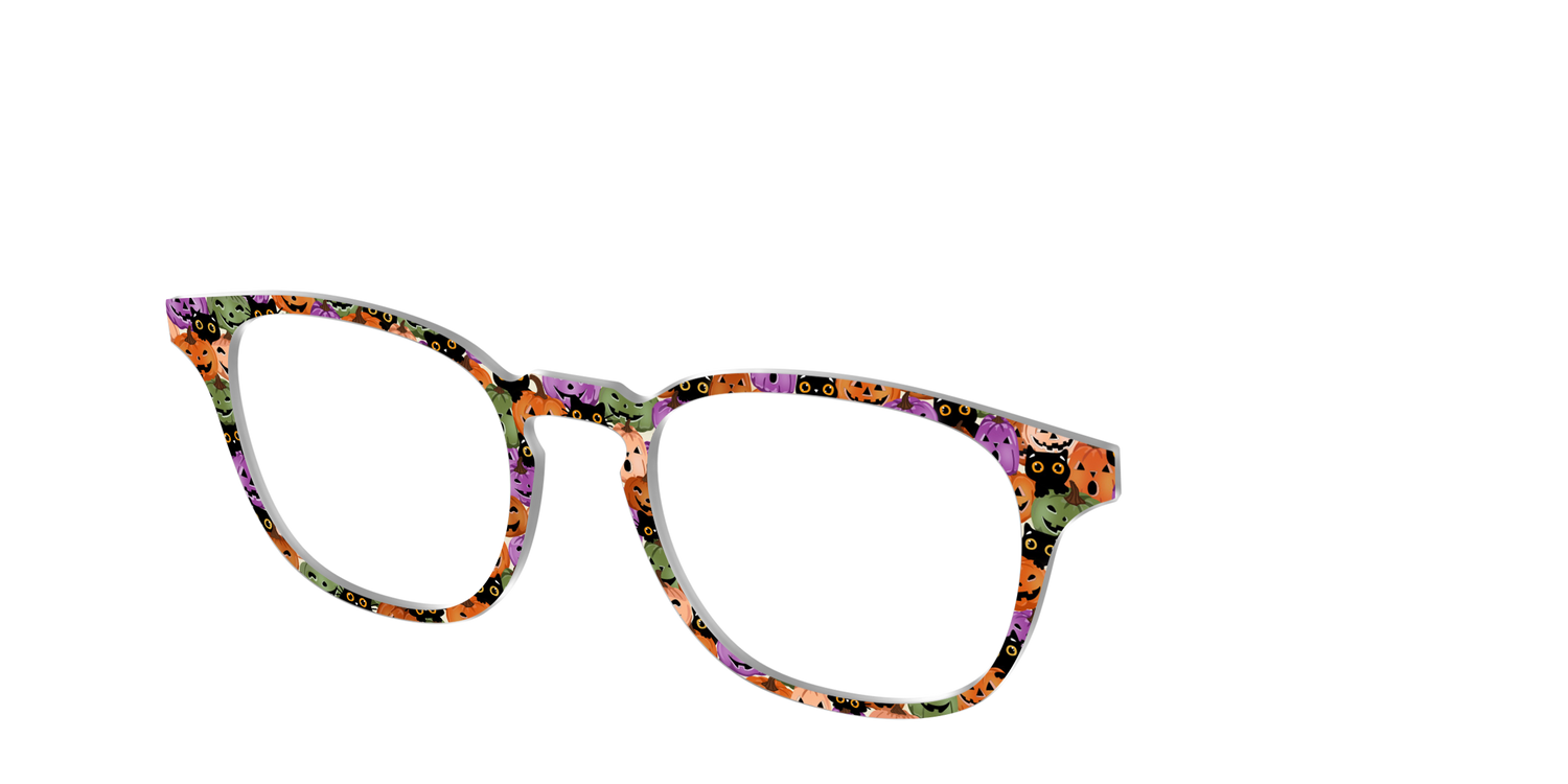 The Purring Pumpkins - Angle Top Image - Pair Eyewear
