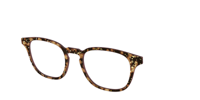 The Sandalwood Tortoise with Gold Foil - Angle Top Thumbnail - Pair Eyewear