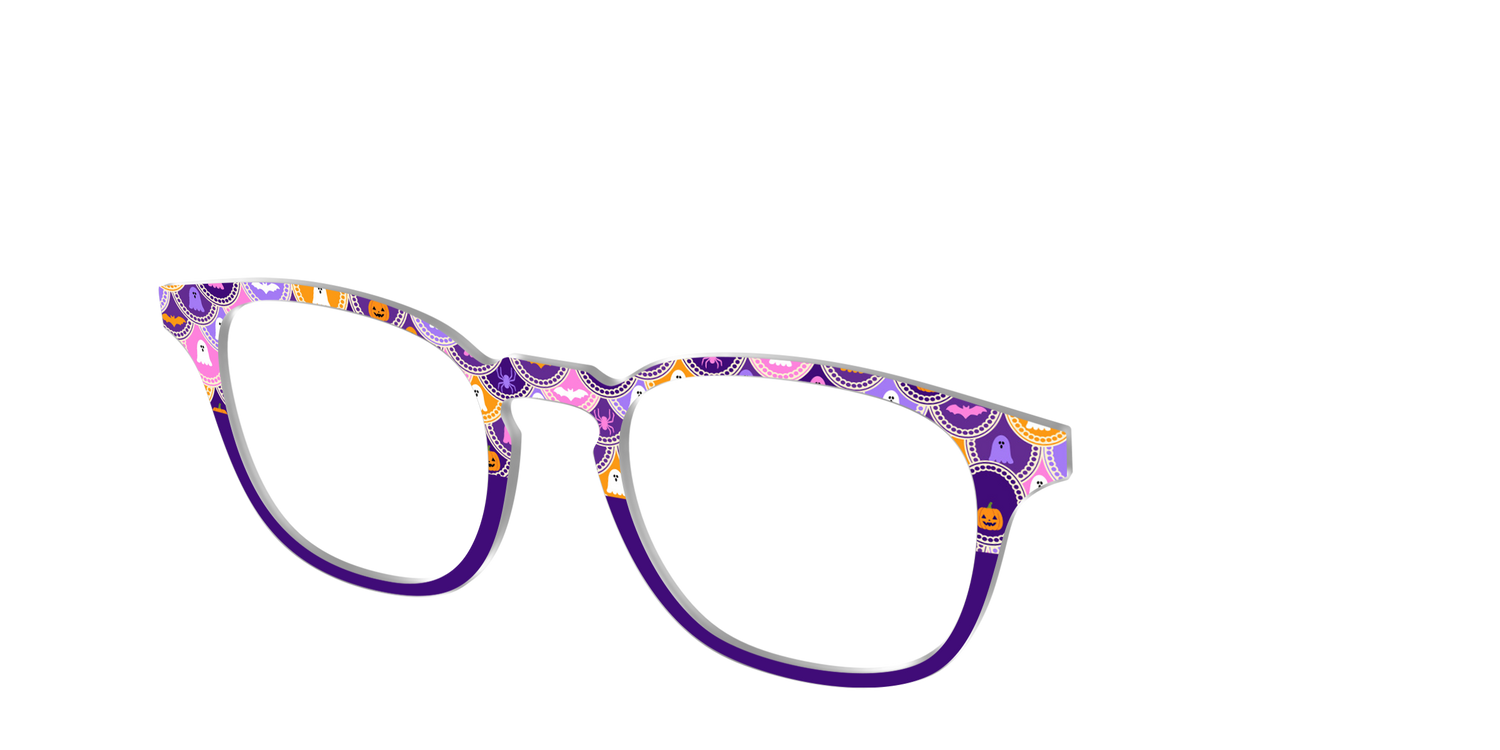 The Spooky Scallop Split - Angle Top Image - Pair Eyewear