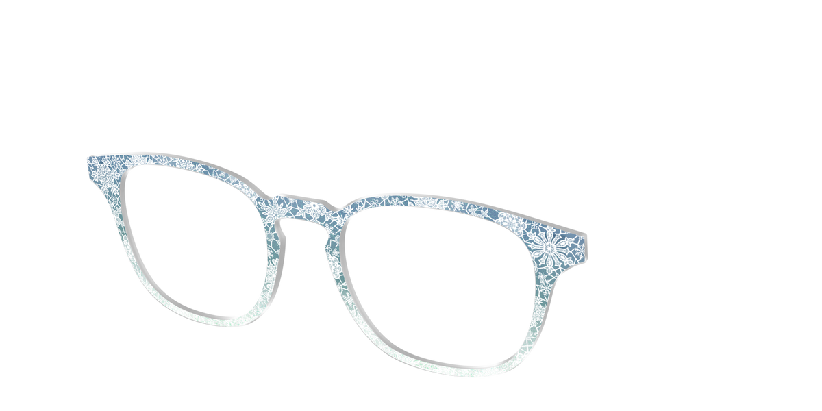 The White Lace Snowflake Crystal - Angle Top Image - Pair Eyewear