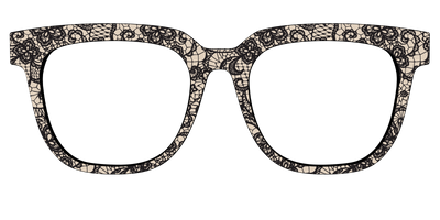 The Black Classic Lace - Front Top Thumbnail - Pair Eyewear