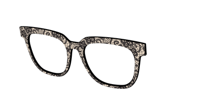 The Black Classic Lace - Angle Top Thumbnail - Pair Eyewear