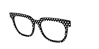 The Black Polka Dots - Angle Top Thumbnail - Pair Eyewear