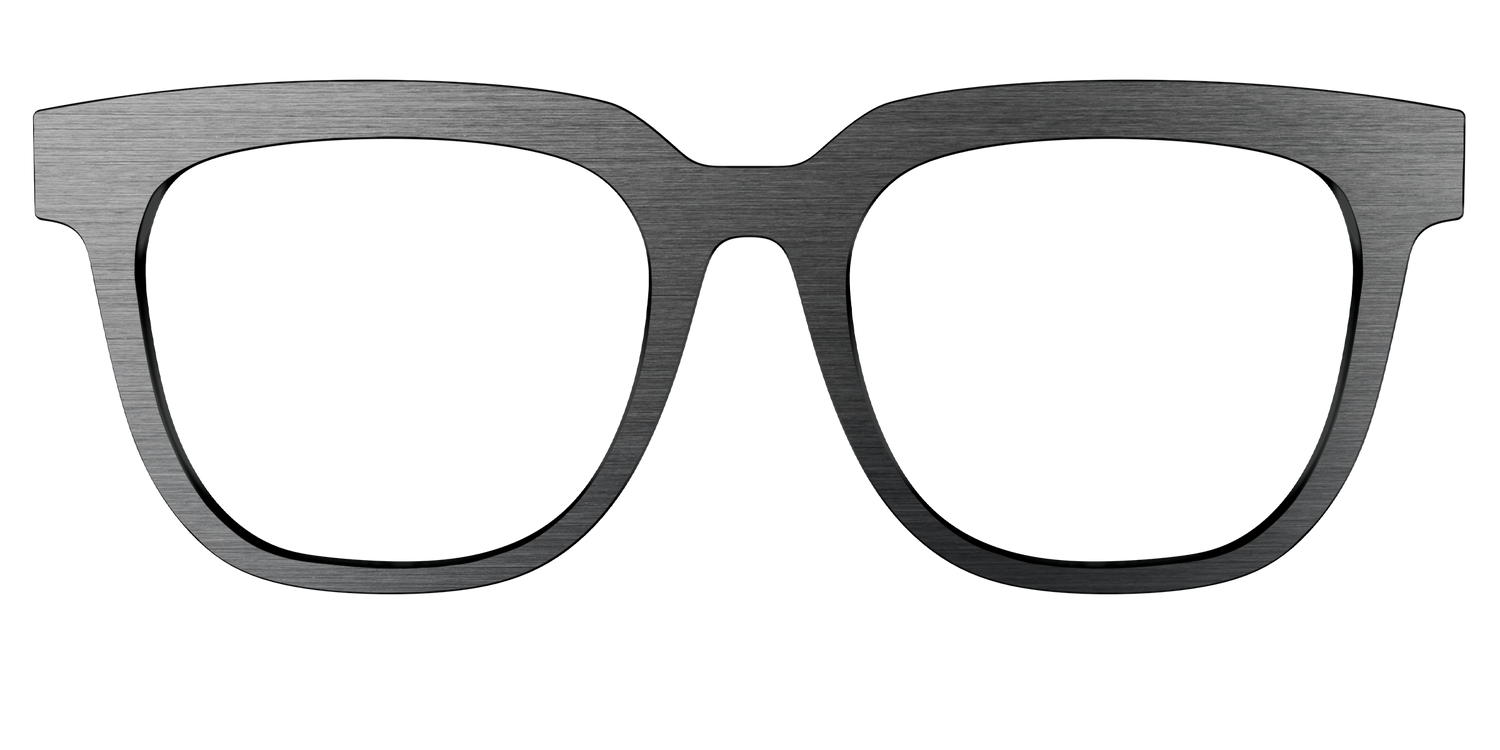 The Brushed Nickel - Front Top Image - Pair Eyewear