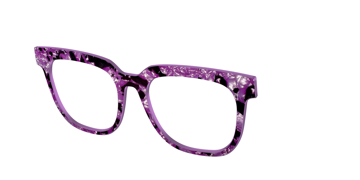 The Dark Orchid Pearl Tortoise - Angle Top Image - Pair Eyewear
