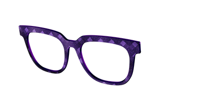 The Eggplant Geo - Angle Top Thumbnail - Pair Eyewear