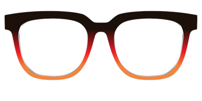 The Espresso to Pumpkin Gradient - Front Top Thumbnail - Pair Eyewear