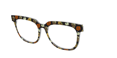 The Floral Skulls - Angle Top Thumbnail - Pair Eyewear