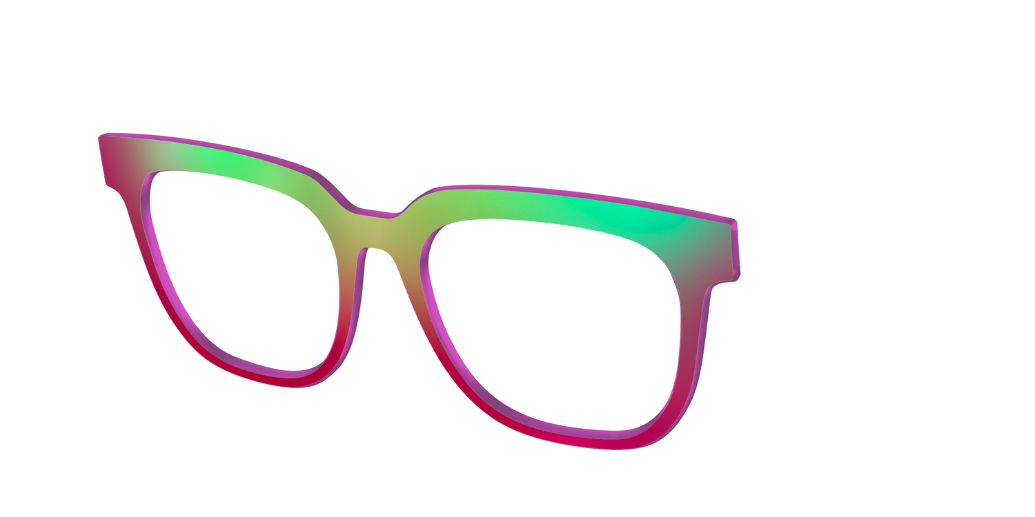 The Guava Ombre - Angle Top Image - Pair Eyewear