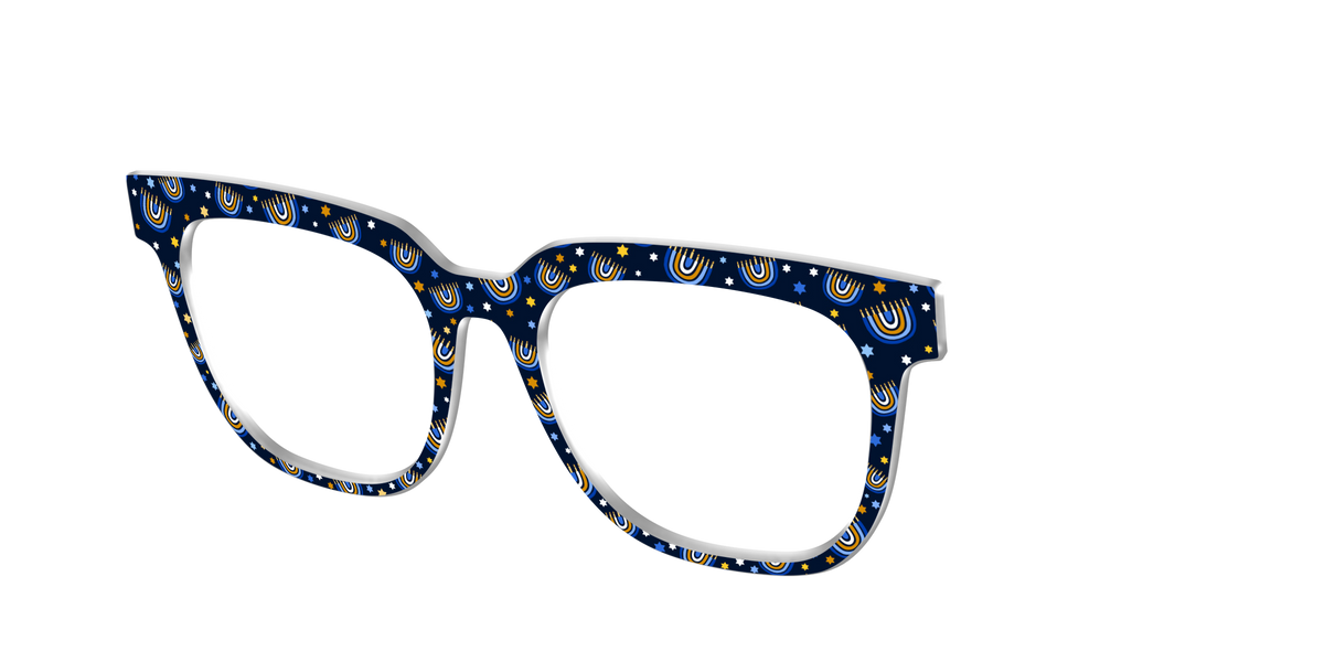The Hanukkah Menorahs - Angle Top Image - Pair Eyewear