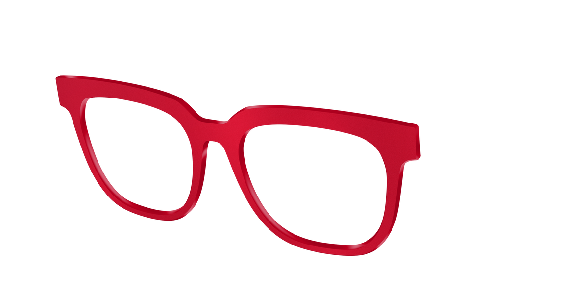 The Matte Red - Angle Top Image - Pair Eyewear