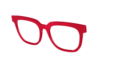 The Matte Red - Angle Top Thumbnail - Pair Eyewear