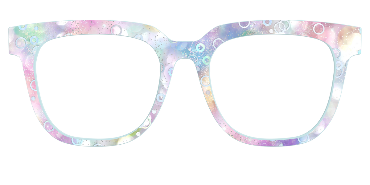 The Mermaid Bokeh with Bubble Glitter - Front Top Image - Pair Eyewear