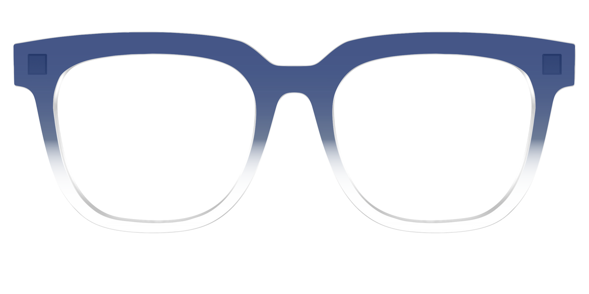 The Navy Gradient Crystal - Front Top Image - Pair Eyewear