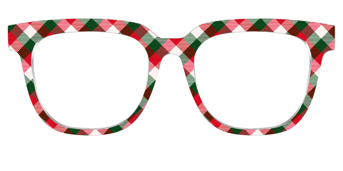 The Nice List Plaid - Front Top Image - Pair Eyewear