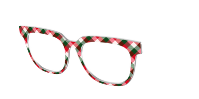 The Nice List Plaid - Angle Top Thumbnail - Pair Eyewear