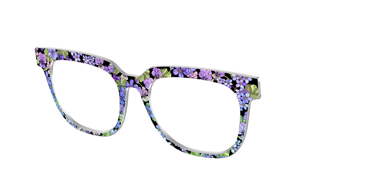 The Night-Blooming Stained Glass - Angle Top Image - Pair Eyewear