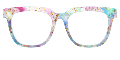 The Pixie Bokeh with Gold Flakes - Front Top Thumbnail - Pair Eyewear