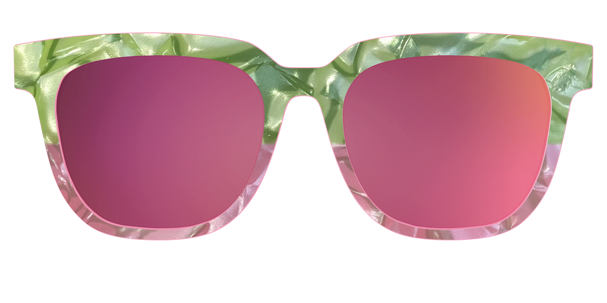 The Polarized Kiwi & Guava Pearl Sun Top - Front Top Image - Pair Eyewear