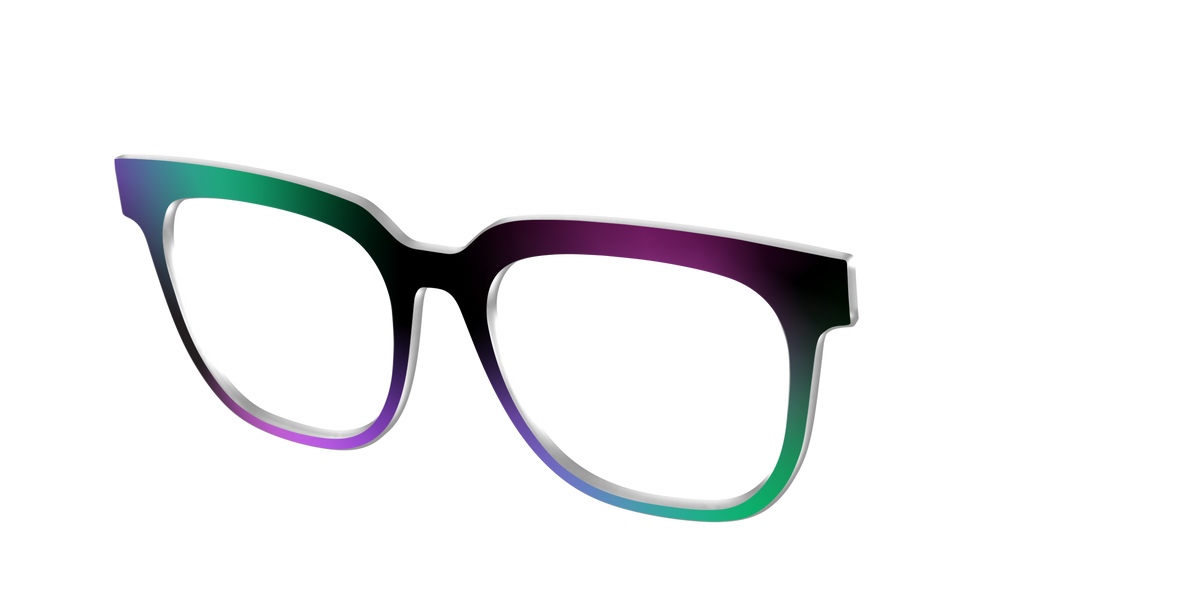 The Potion Gradient - Angle Top Image - Pair Eyewear
