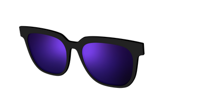 The Polarized Purple Reflective Sun Top - Angle Top Thumbnail - Pair Eyewear