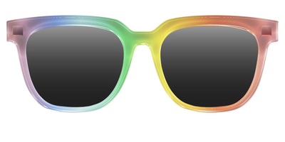 The Polarized Rainbow Gradient Sun Top - Front Top Thumbnail - Pair Eyewear