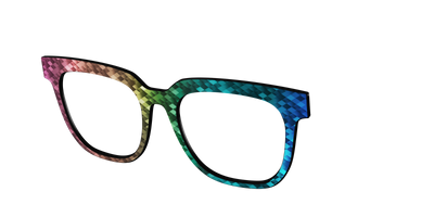 The Rainbow Prism - Angle Top Thumbnail - Pair Eyewear