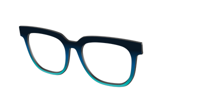 The Royal Blue to Seafoam Gradient - Angle Top Thumbnail - Pair Eyewear