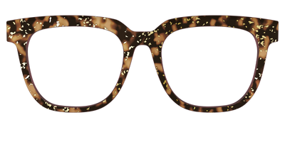 The Sandalwood Tortoise with Gold Foil - Front Top Thumbnail - Pair Eyewear