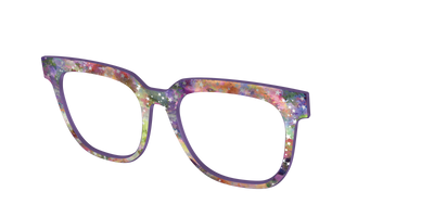 The Silver Foil Starry Sky - Angle Top Thumbnail - Pair Eyewear