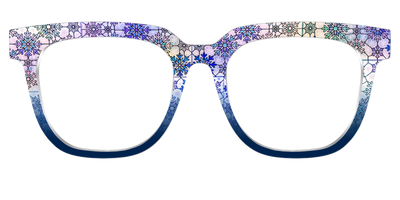 The Snowfall Stained Glass - Front Top Thumbnail - Pair Eyewear