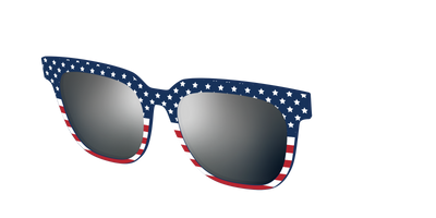 The Polarized Stars & Stripes Sun Top - Angle Top Thumbnail - Pair Eyewear