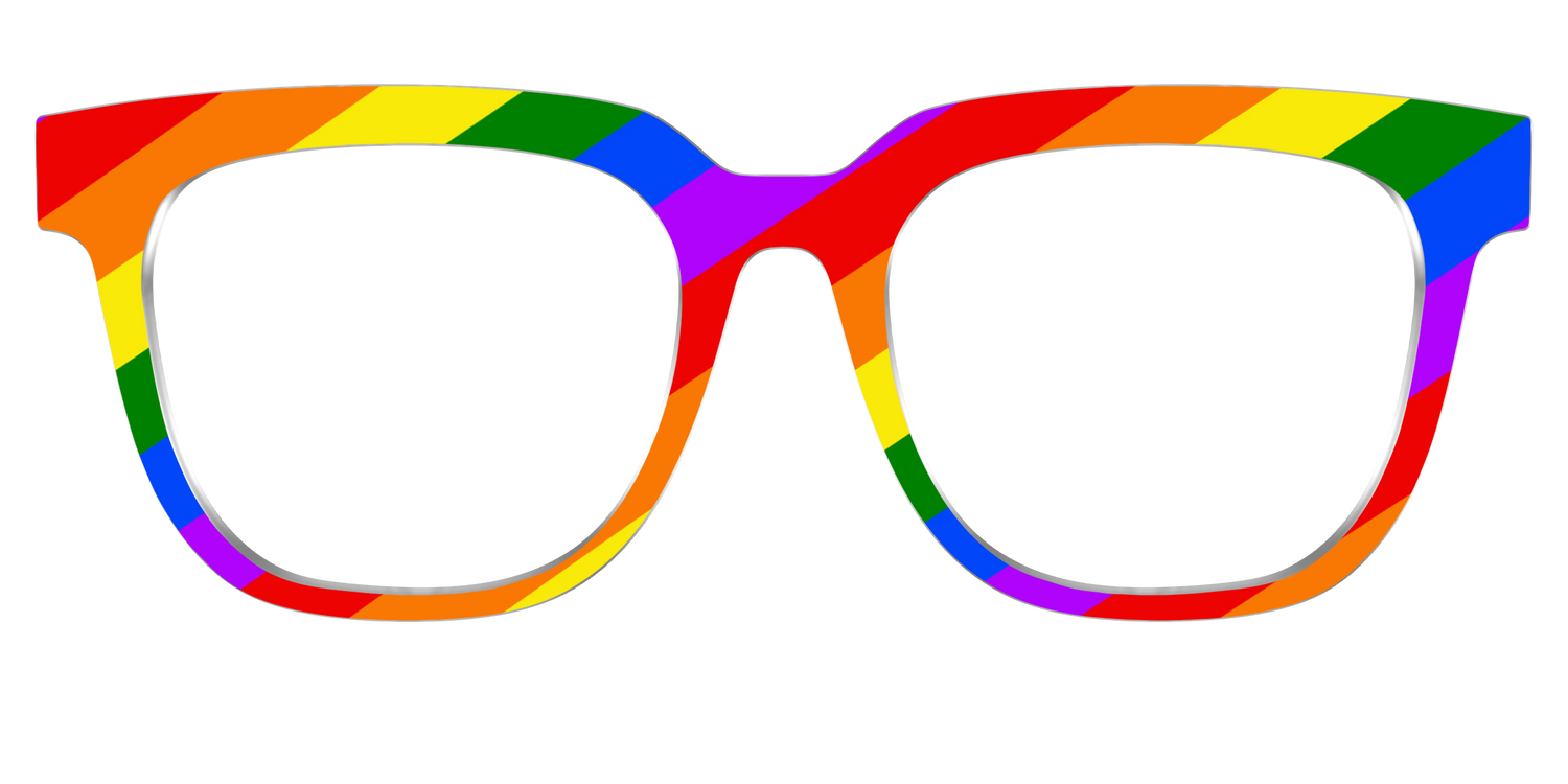 The Traditional Pride Flag - Front Top Image - Pair Eyewear