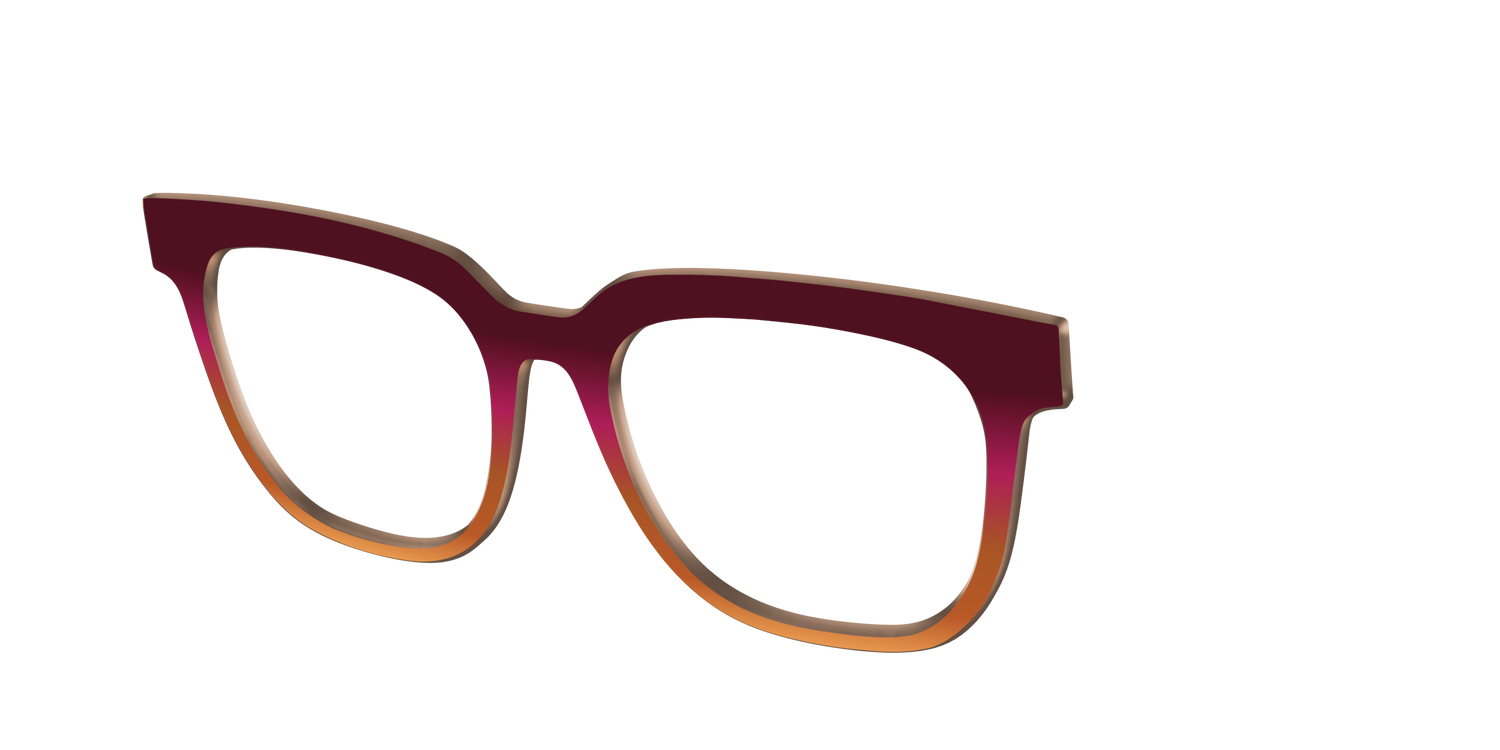 The Umber to Ochre Gradient - Angle Top Image - Pair Eyewear