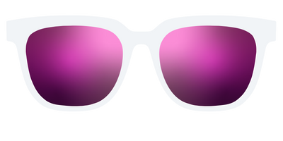The Polarized White Sun Top - Front Top Thumbnail - Pair Eyewear